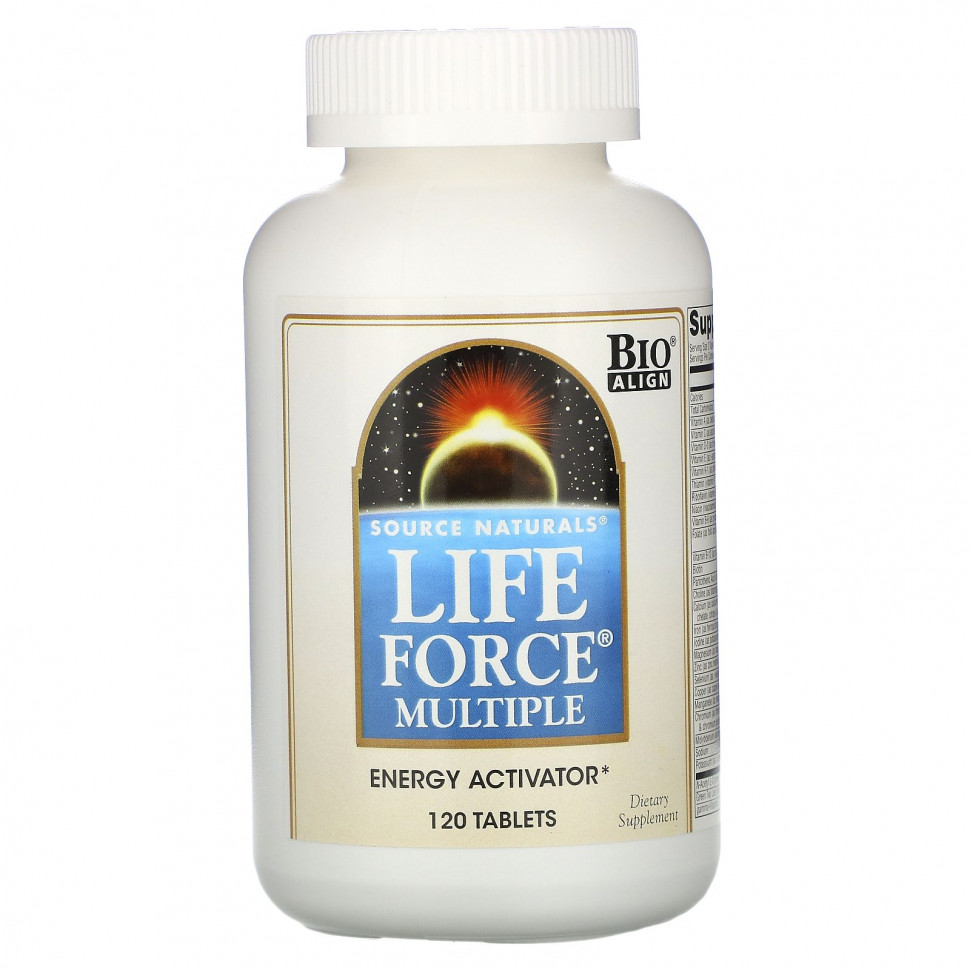 Source Naturals, Life Force Multiple, 120 таблеток SNS-00797