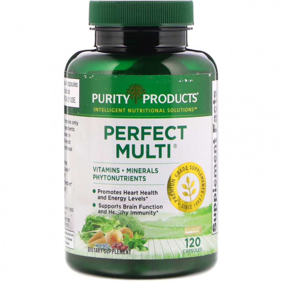 Purity Products, Витамины Perfect Multi, 120 капсул Пурити Продуктс PPS-00000