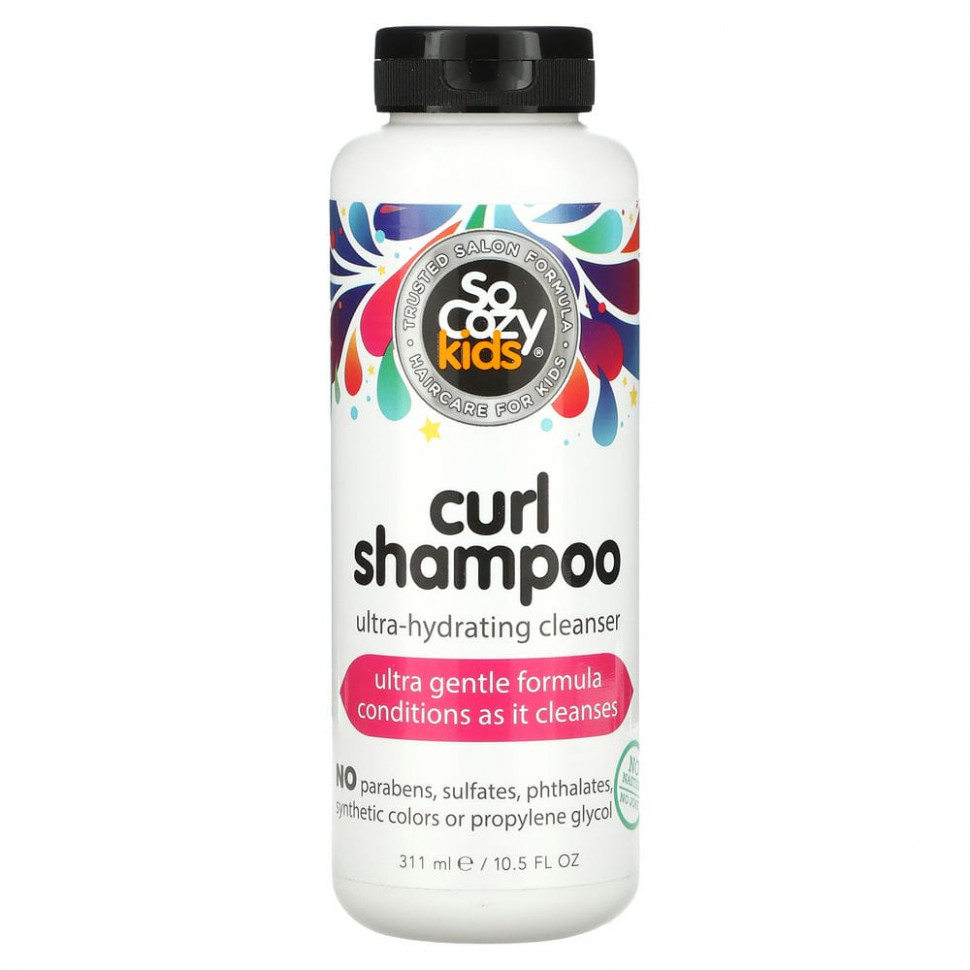 SoCozy, Kids, Curl Shampoo, шампунь для детей, ультраувлажнение и очищение, 311 мл (10,5 жидк. унции) OZY-00530