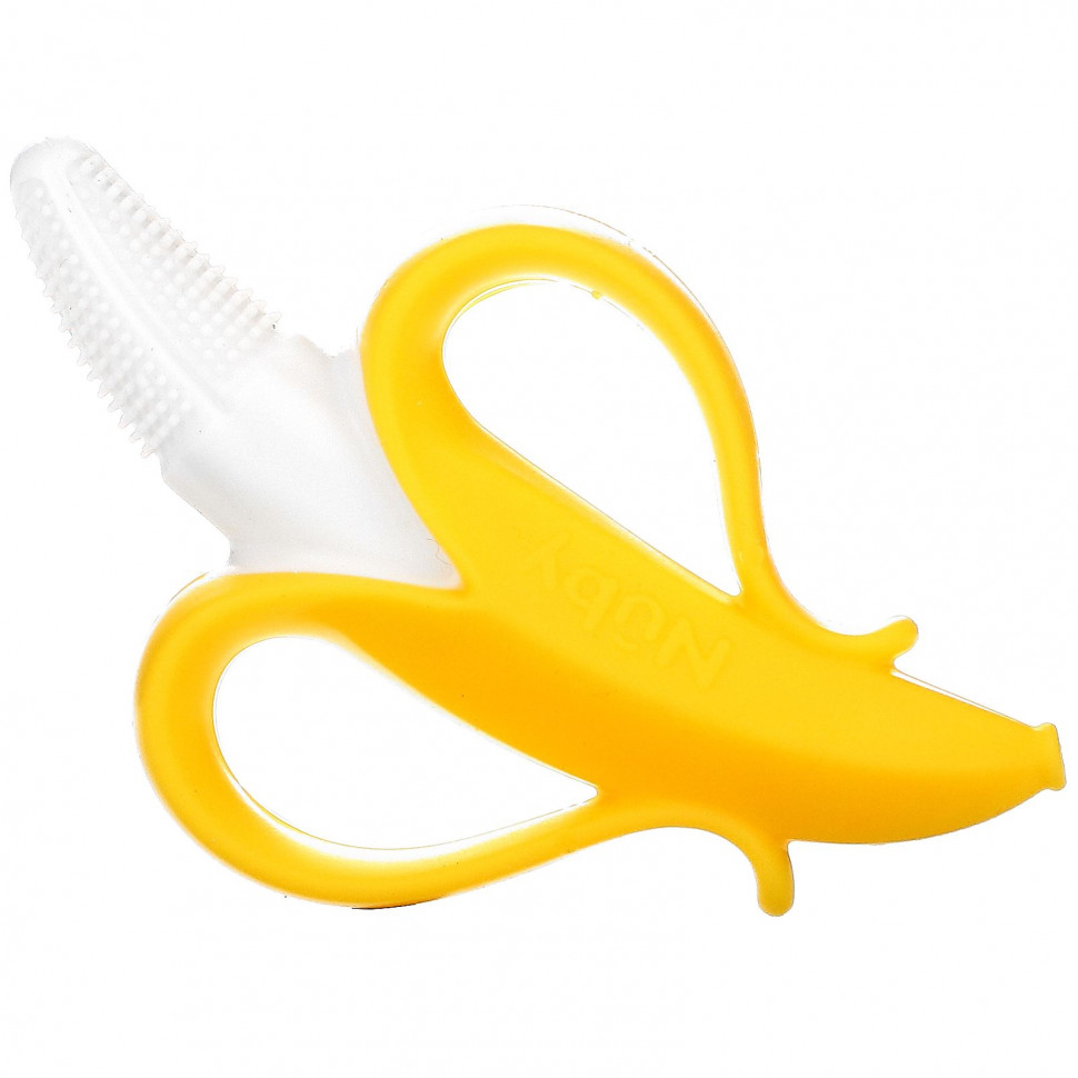Nuby, Nananubs Banana Massaging Toothbrush, 3+M, 1 Brush Нуби NUB-00782