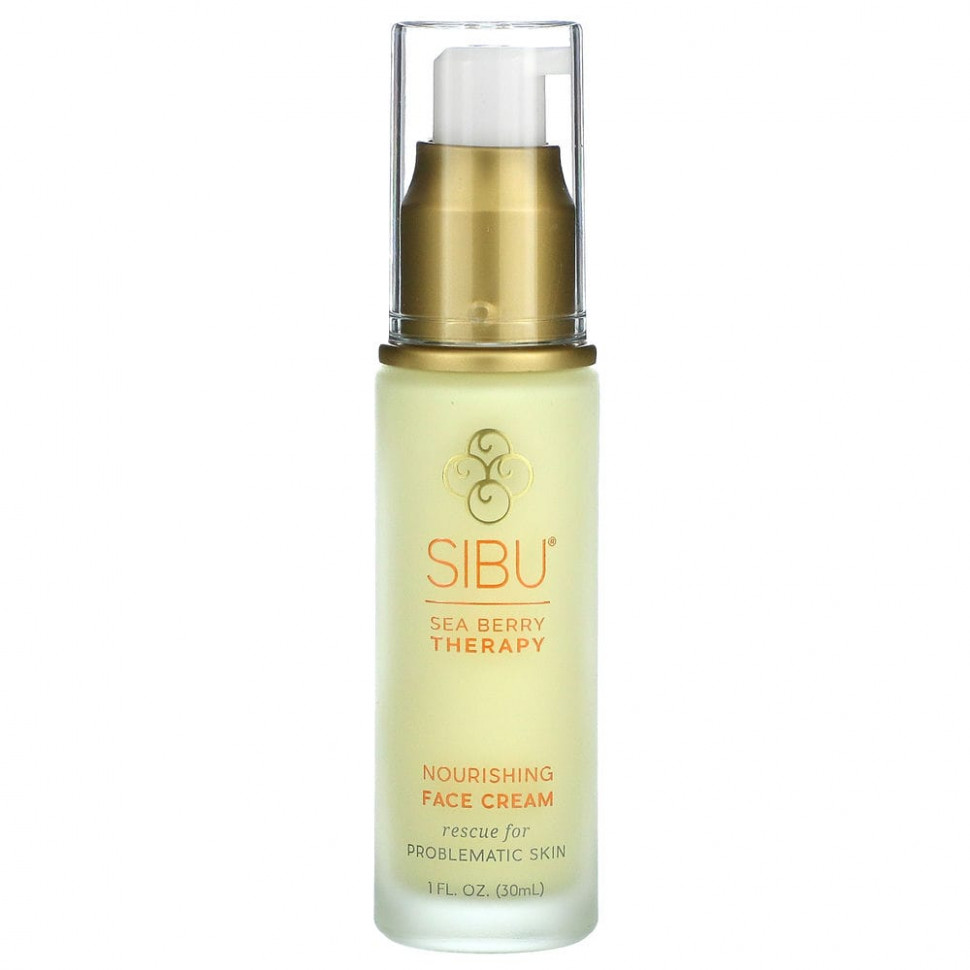 Sibu Beauty, Облепиха, питательный крем для лица, 1 ж. унц.(30 мл) Сибу Бьюти SIB-00207