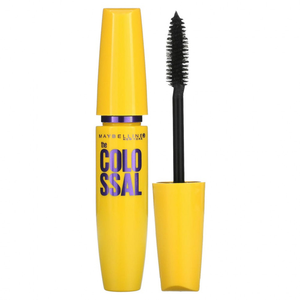 Maybelline, Тушь для ресниц Volum' Express, The Colossal, оттенок Glam Black, 9,2 мл MBY-05089