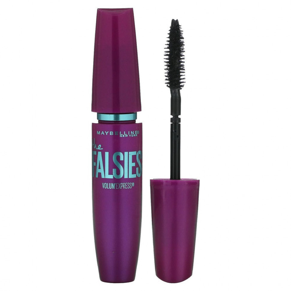 Maybelline, Тушь для ресниц Volum' Express, Falsies, угольно-черный цвет, 7,5 мл MBY-21795