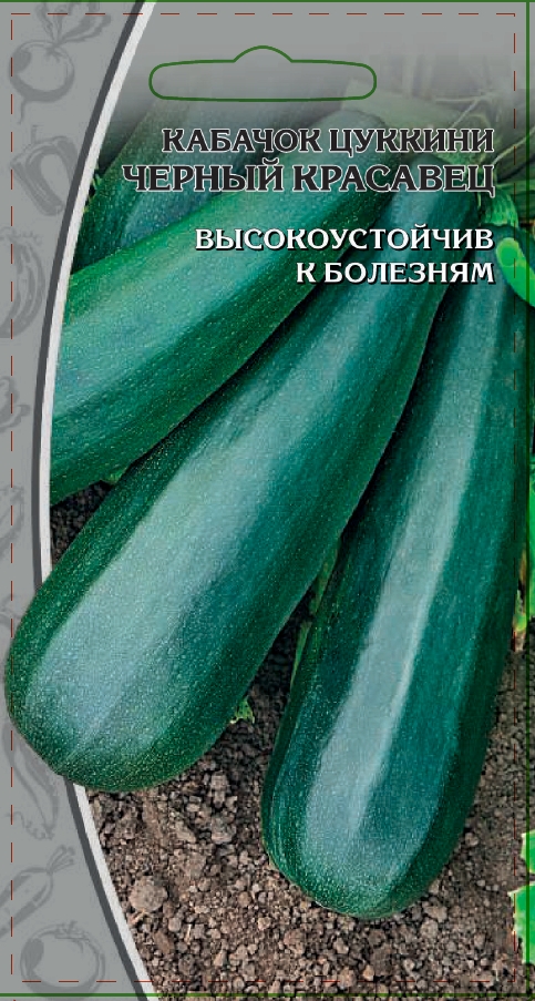 Кабачок Цуккини Черный красавец 1 гр цв.п АгроСемФонд