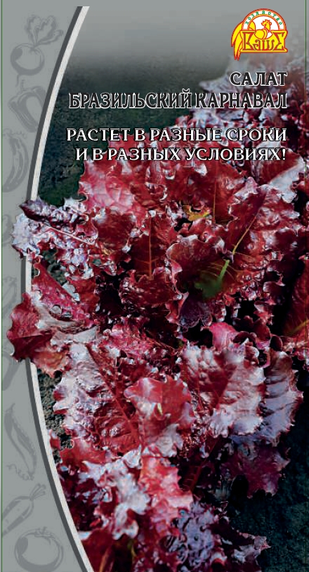 Салат Бразильский карнавал (Селекция "ВХ") 1 гр цв.п АгроСемФонд