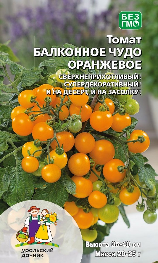 Томат Балконное Чудо Оранжевое (УД) 0,03 гр цв.п АгроСемФонд