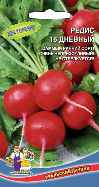 Редис 16 дневный (УД) 2 гр цв.п. АгроСемФонд