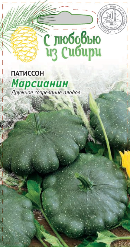 Патиссон Марсианин 1 гр. цв.п (Сибирская серия) АгроСемФонд