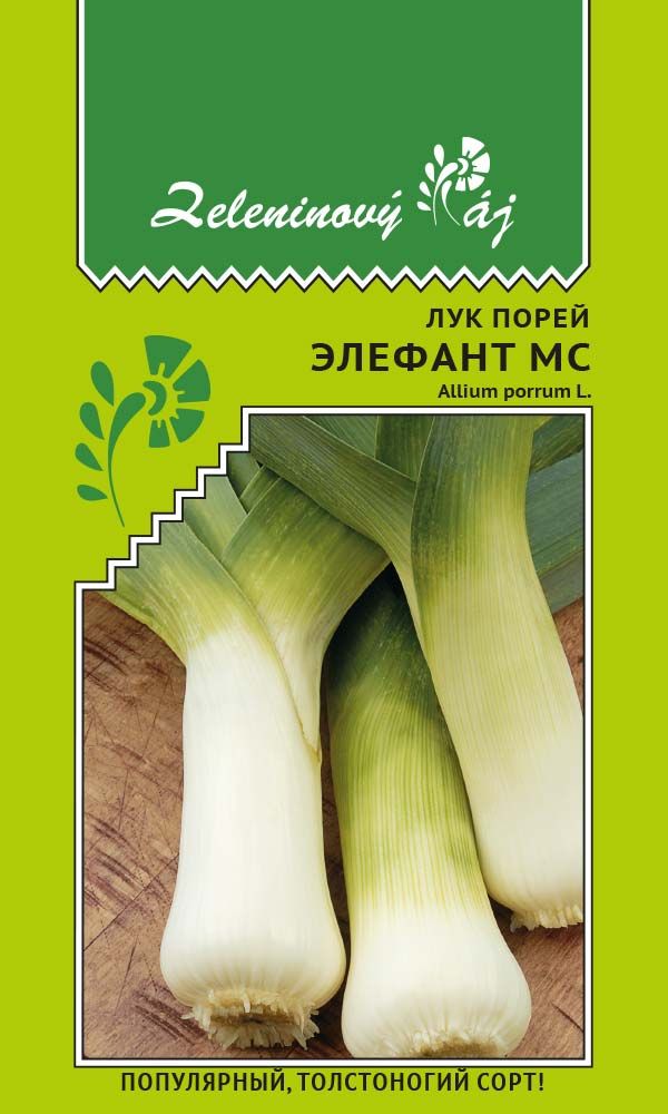 Лук порей Элефант МС (УД) 0,25 гр. цв.п. АгроСемФонд