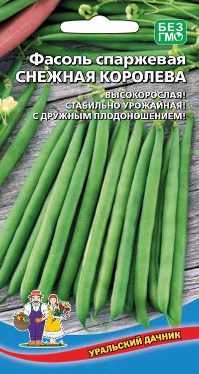 Фасоль Снежная королева - спаржевая (УД) 10 шт цв п АгроСемФонд
