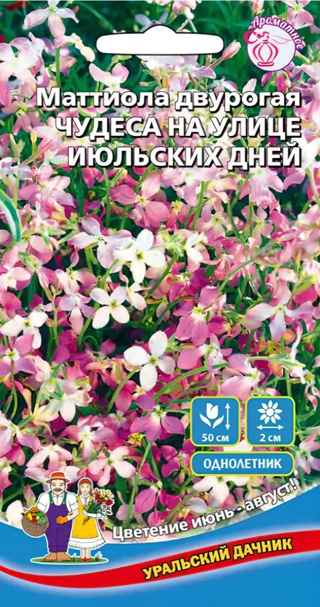 Маттиола Двурогая Чудеса на улице июльских дней (УД) 0,25 гр цв п АгроСемФонд