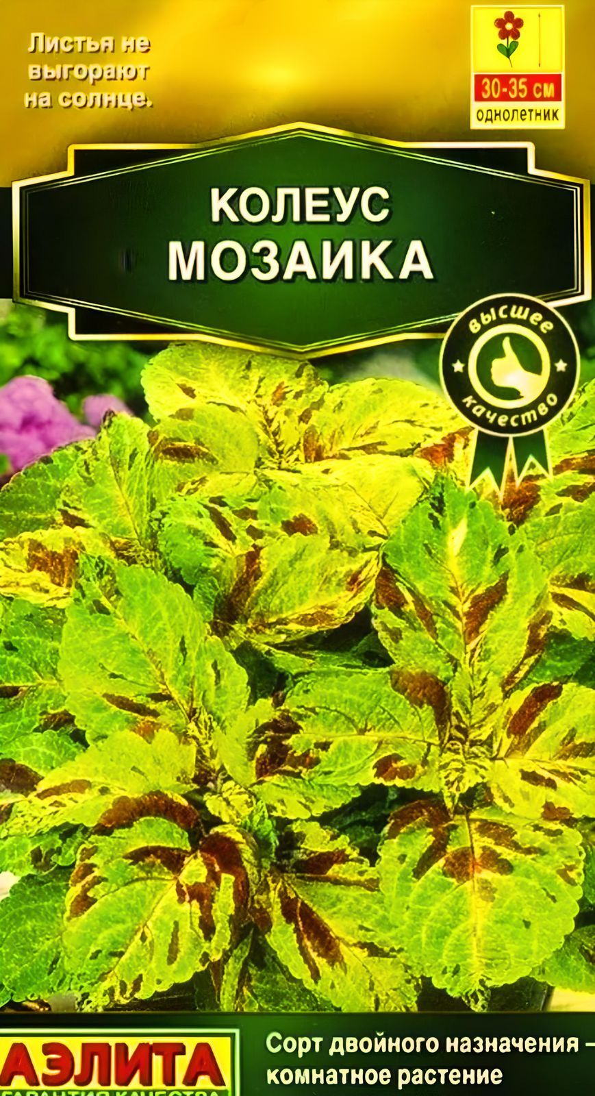 Колеус блюме Мозаика (Аэлита) 5 шт АгроСемФонд