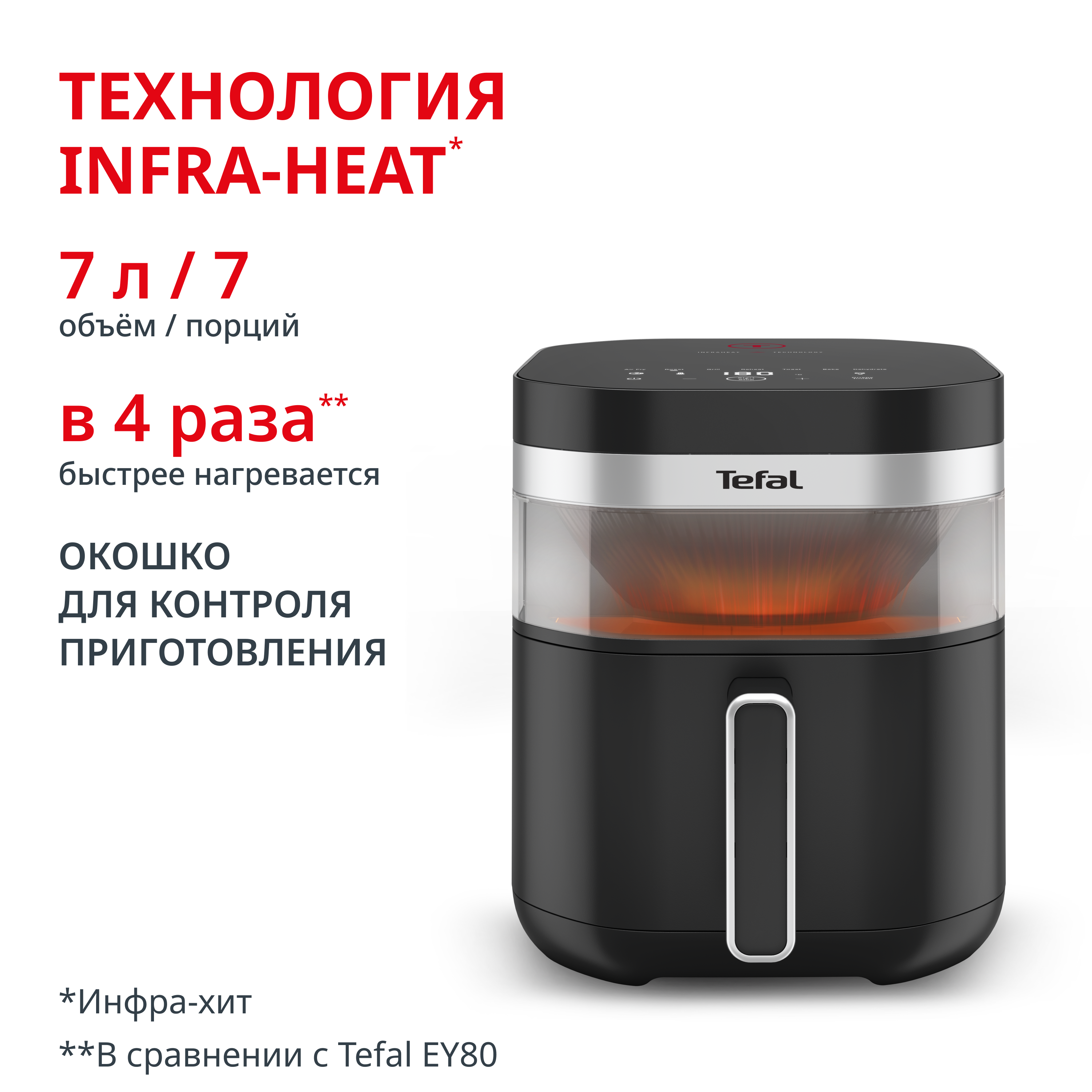 Аэрогриль Easy Fry Infrared EY8328E0 Tefal