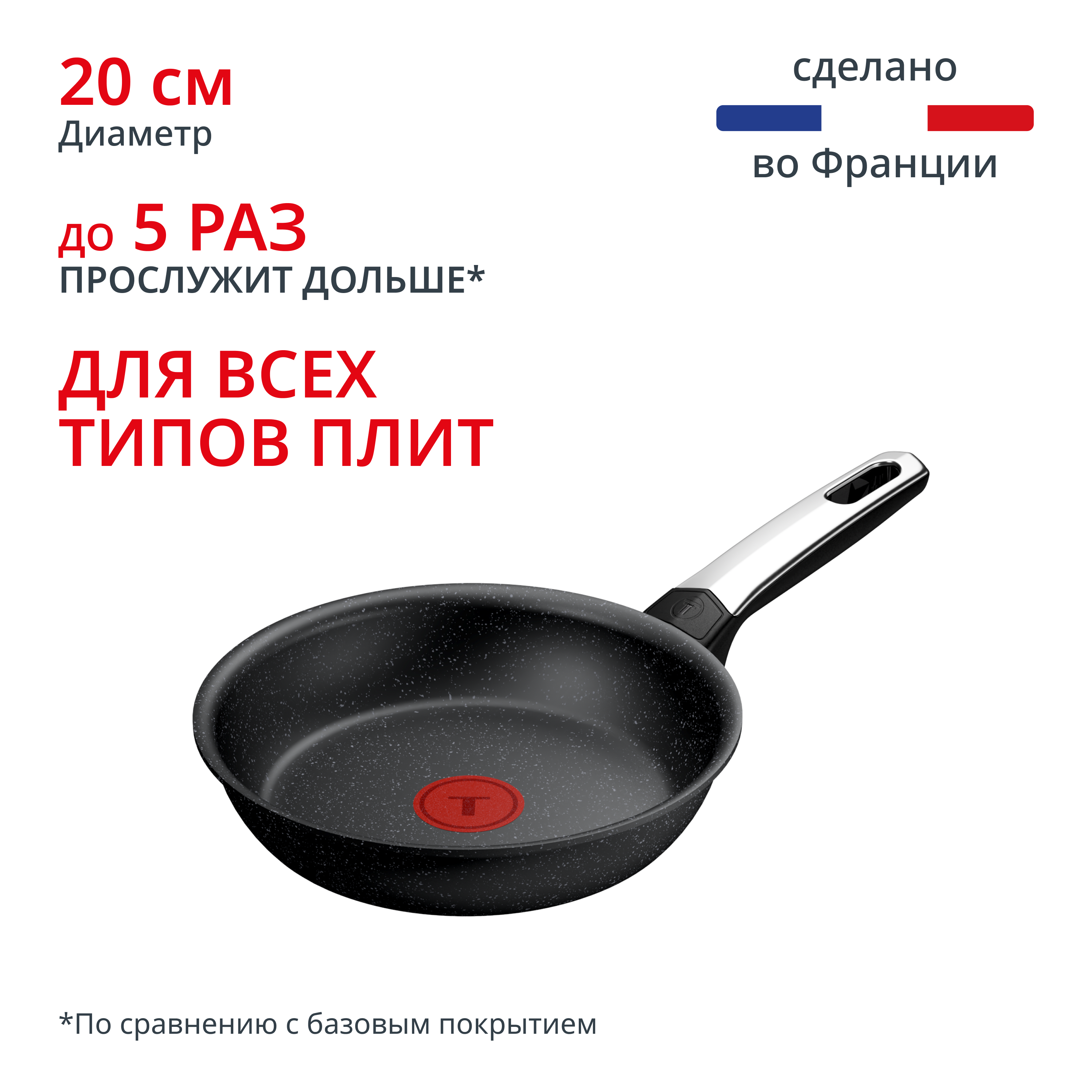 Индукционная сковорода Expertise+ 20 см G3330243 Tefal