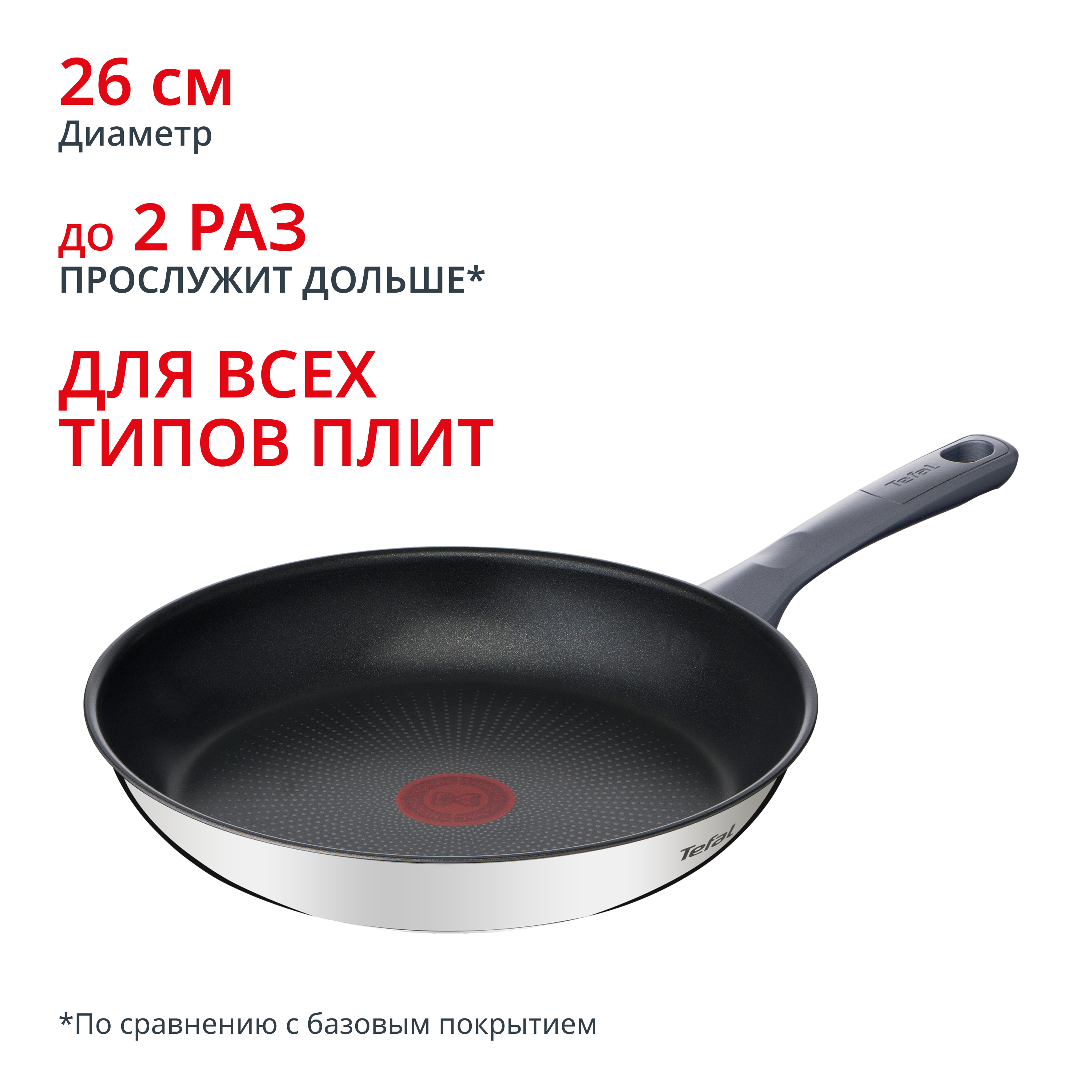 Индукционная сковорода Daily Cook 26 см G7300555 Tefal