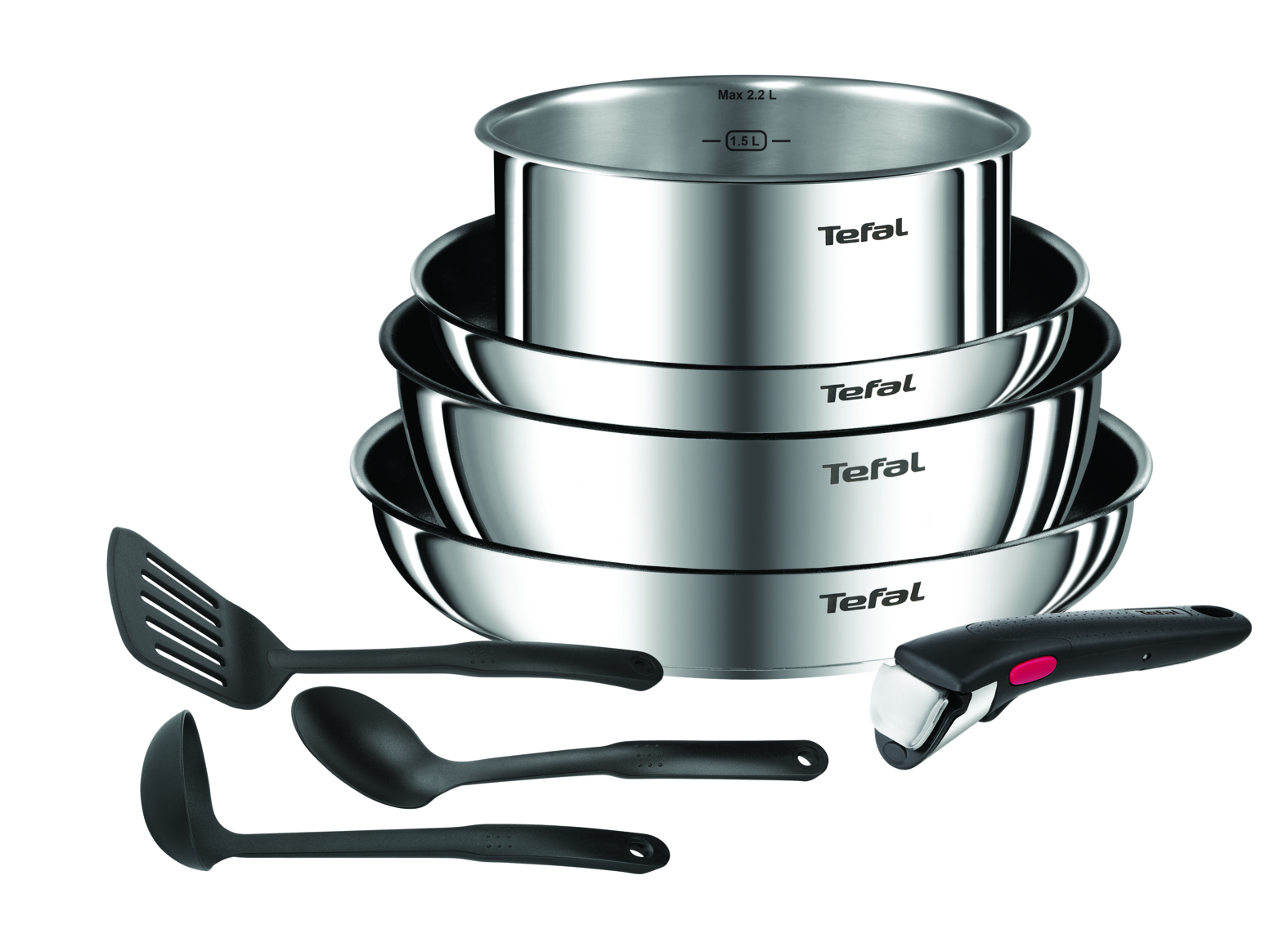 Набор посуды Ingenio Emotion 8 предметов 18/22/24/26 см L8978S04 Tefal