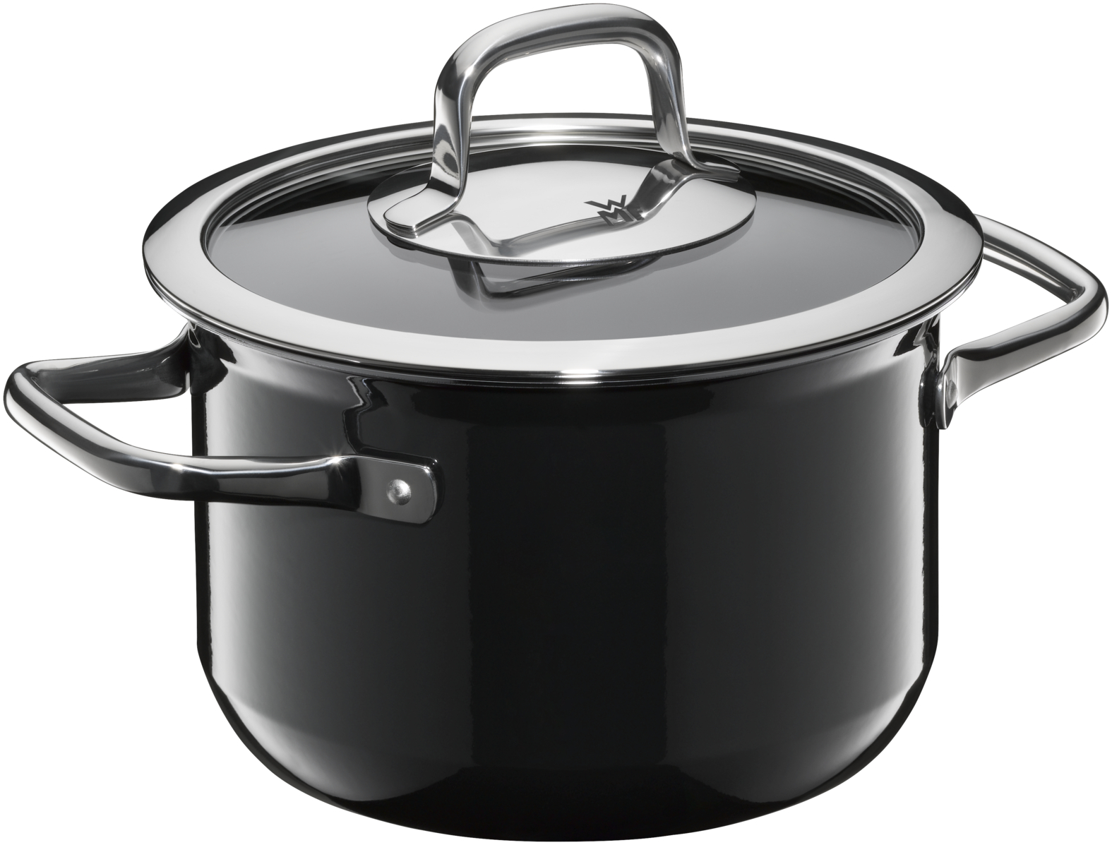 Кастрюля с крышкой Fusiontec Compact Black 18 см WMF 515645290