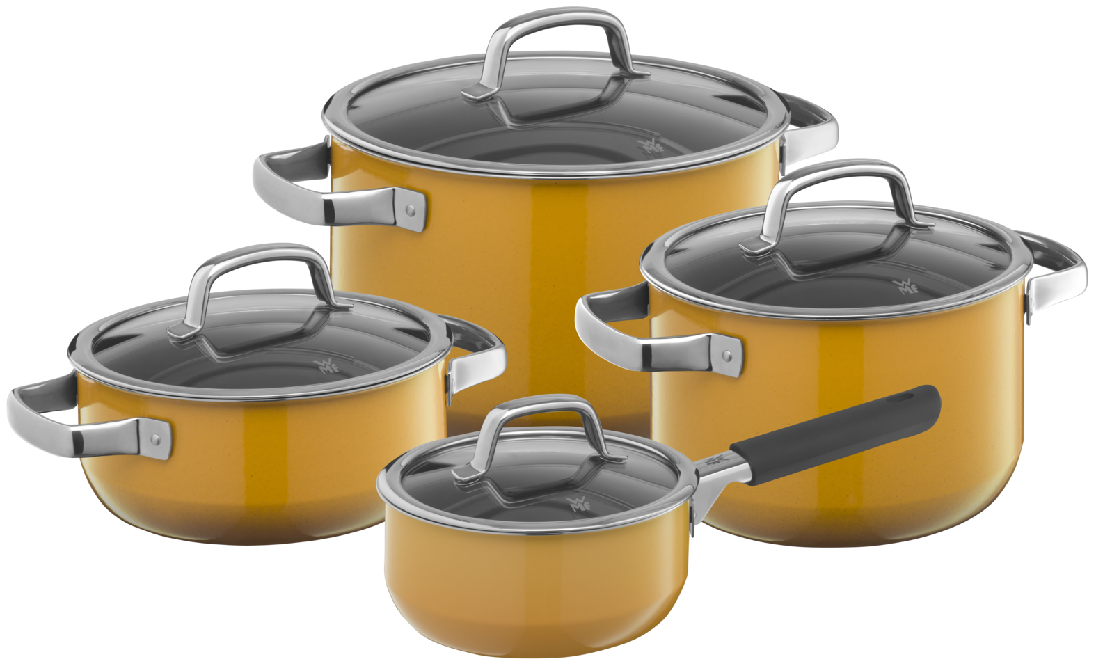 Набор кастрюль Fusiontec Mineral Yellow 4 предмета 16/20/20/24 см WMF 0515025290