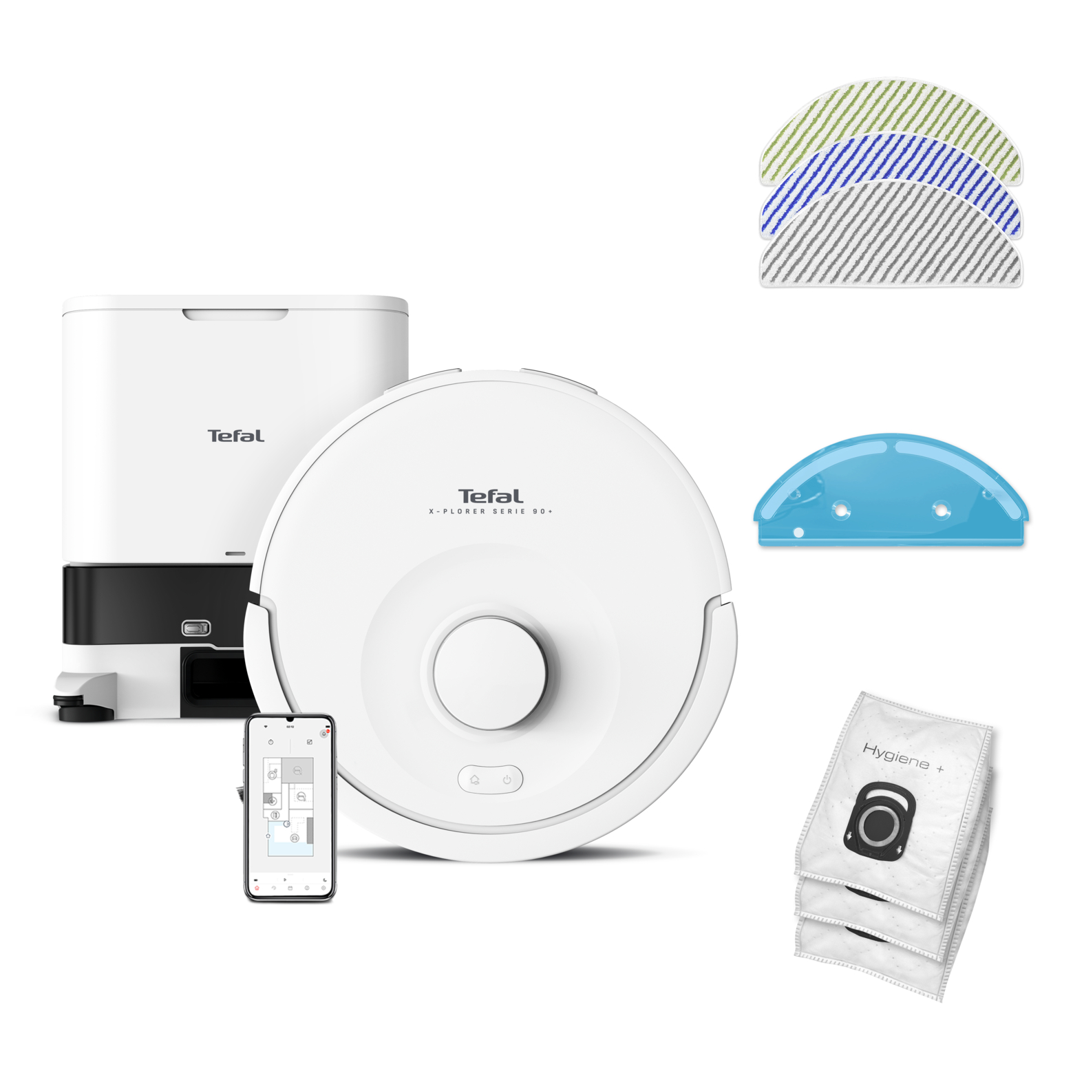 Робот-пылесос X-PLORER Serie 90+ Animal & Allergy RG8797WH Tefal