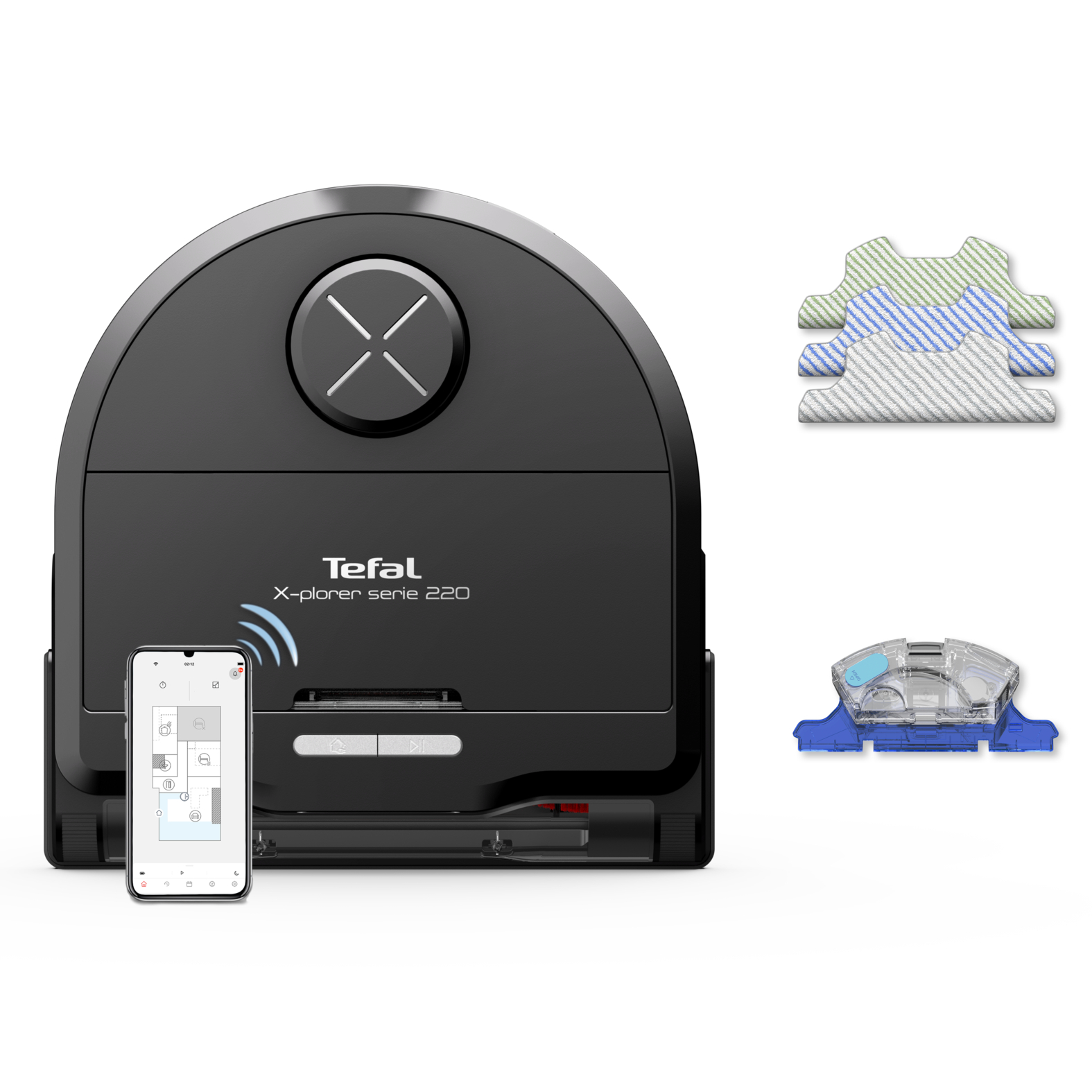 Робот-пылесос X-PLORER Serie 220 Animal & Allergy  RG9475WH Tefal