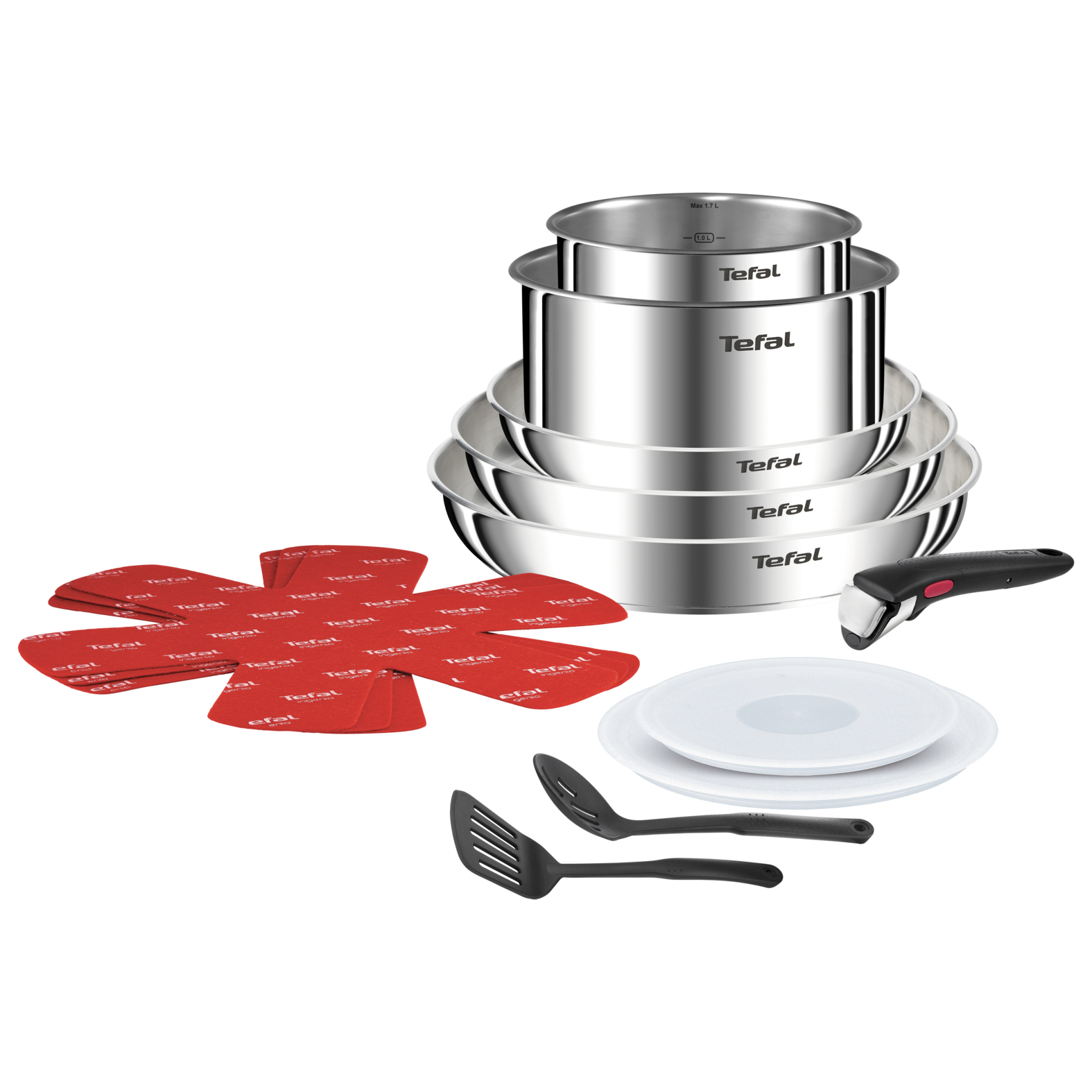 Набор посуды Ingenio Emotion L896SD04 13 предметов 16/20/22/26/28 см Tefal