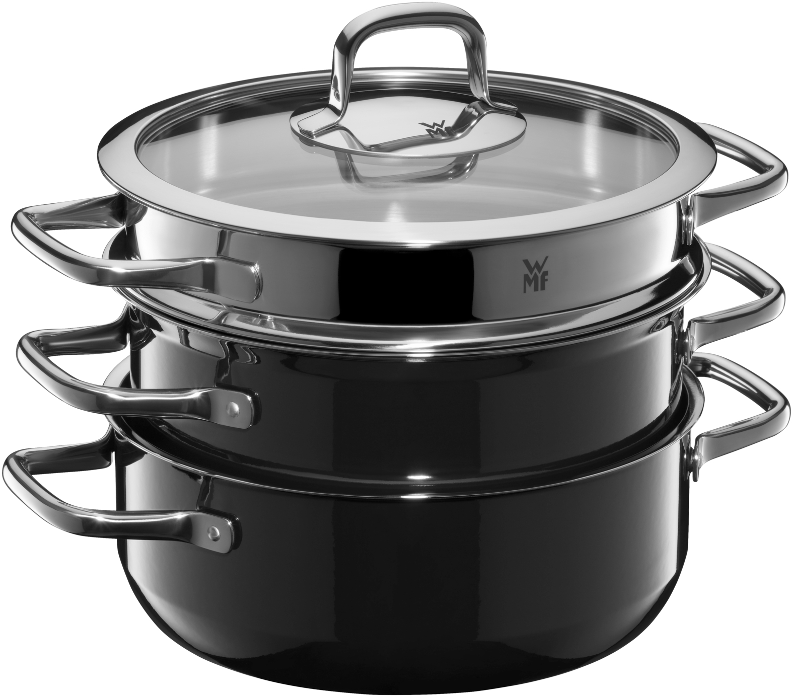 Набор посуды Fusiontec Compact Black 3 предмета WMF 0515615290
