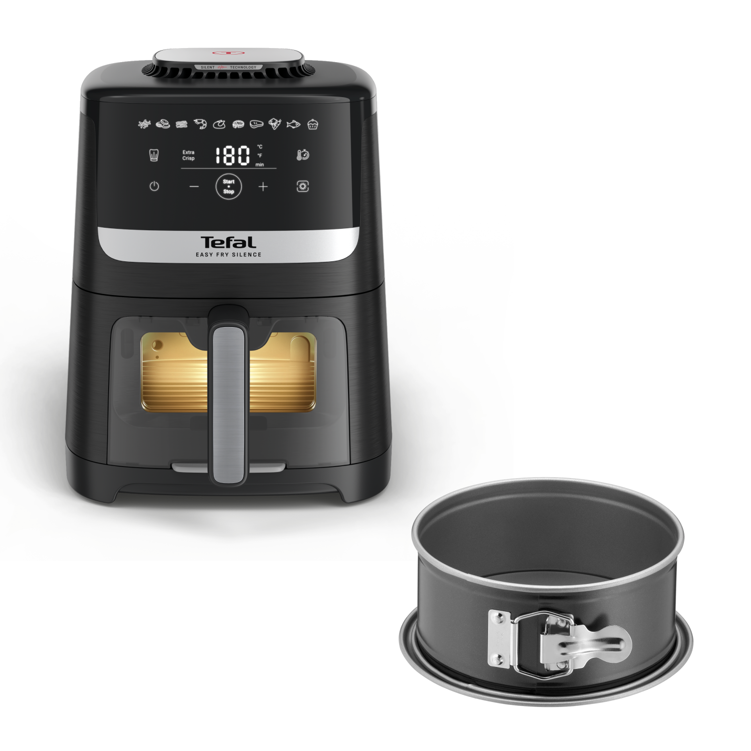 Аэрогриль Easy Fry EY5568E0 + Форма для электрогриля J1761425 18 см Tefal XOR0KBBZ