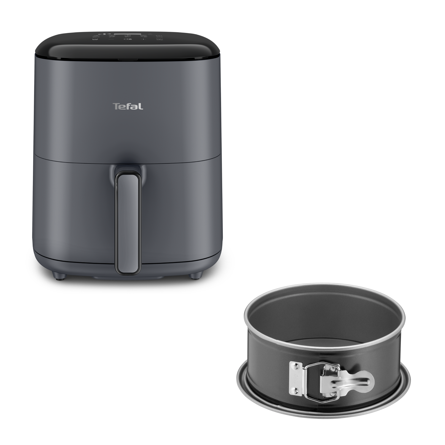 Аэрогриль Easy Fry EY245B10 + Форма для электрогриля J1761425 18 см Tefal PPP0H67N