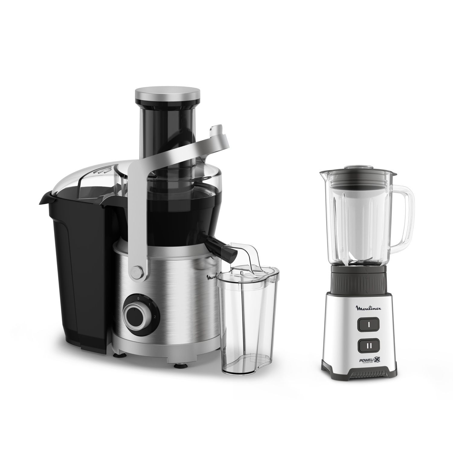 Соковыжималка Nutri XXL JU660D30 + блендер Moulinex Pulseo LM17GD10 9SQ9FW