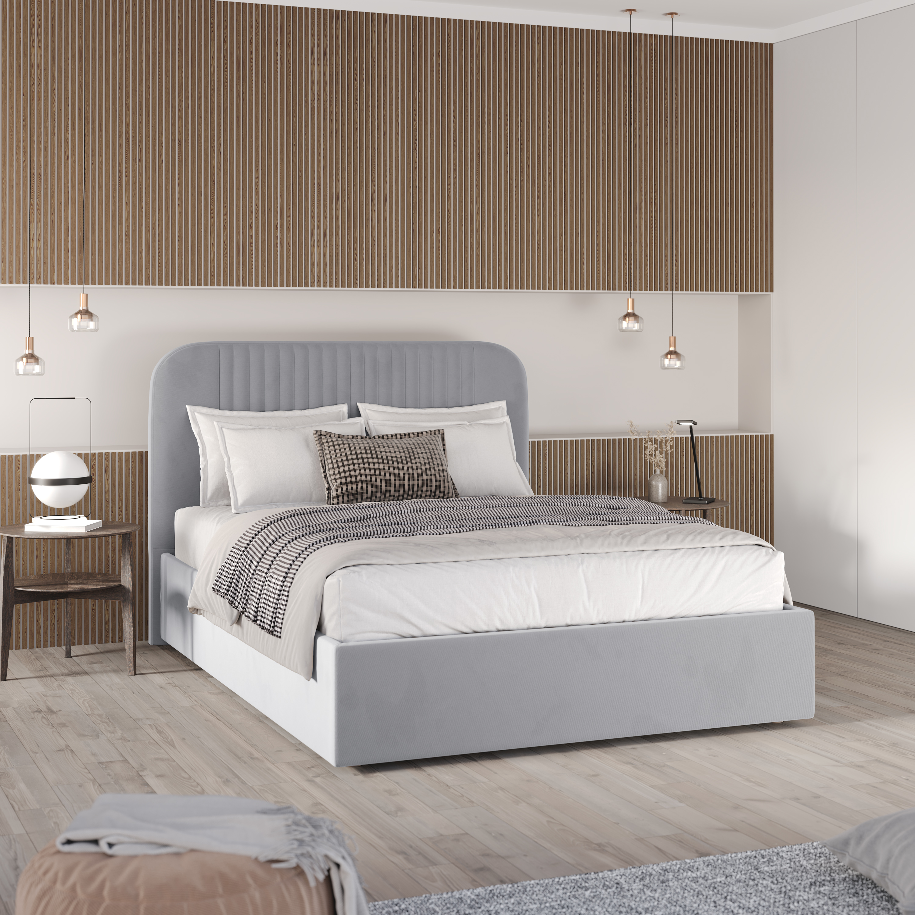 Кровать с подъемным механизмом Миранда 140х200 Lazurit ик0061