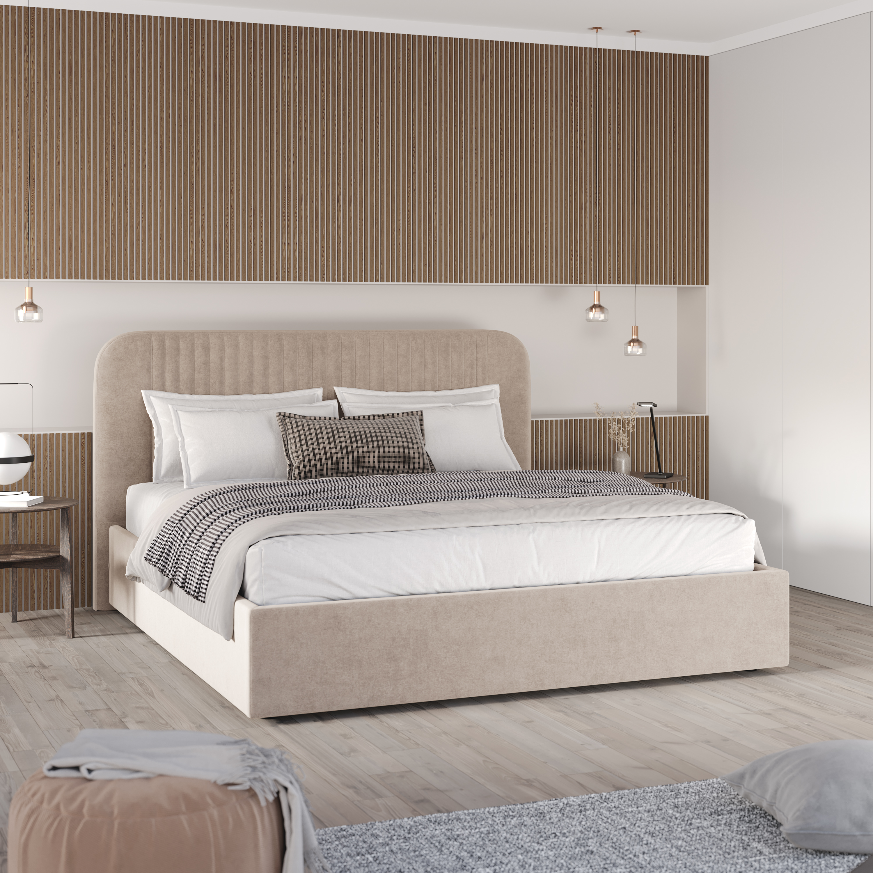 Кровать с подъемным механизмом Миранда 180х200 Lazurit ик0063