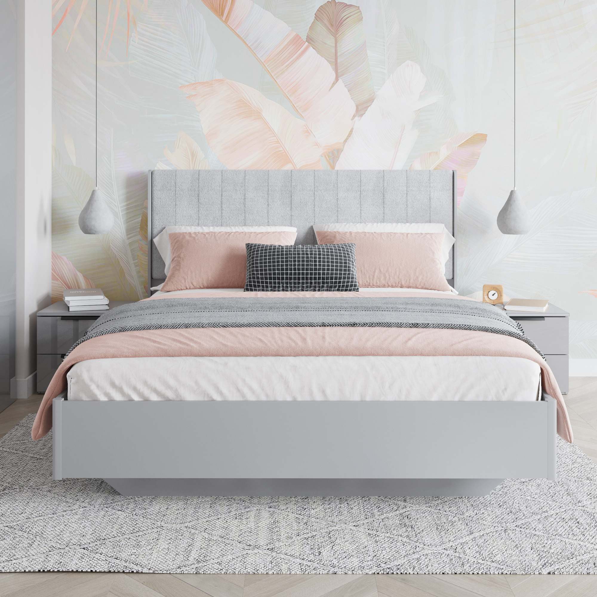 Комплект для спальни с кроватью 160 x 200 см Lazurit Компл.ДД.00147