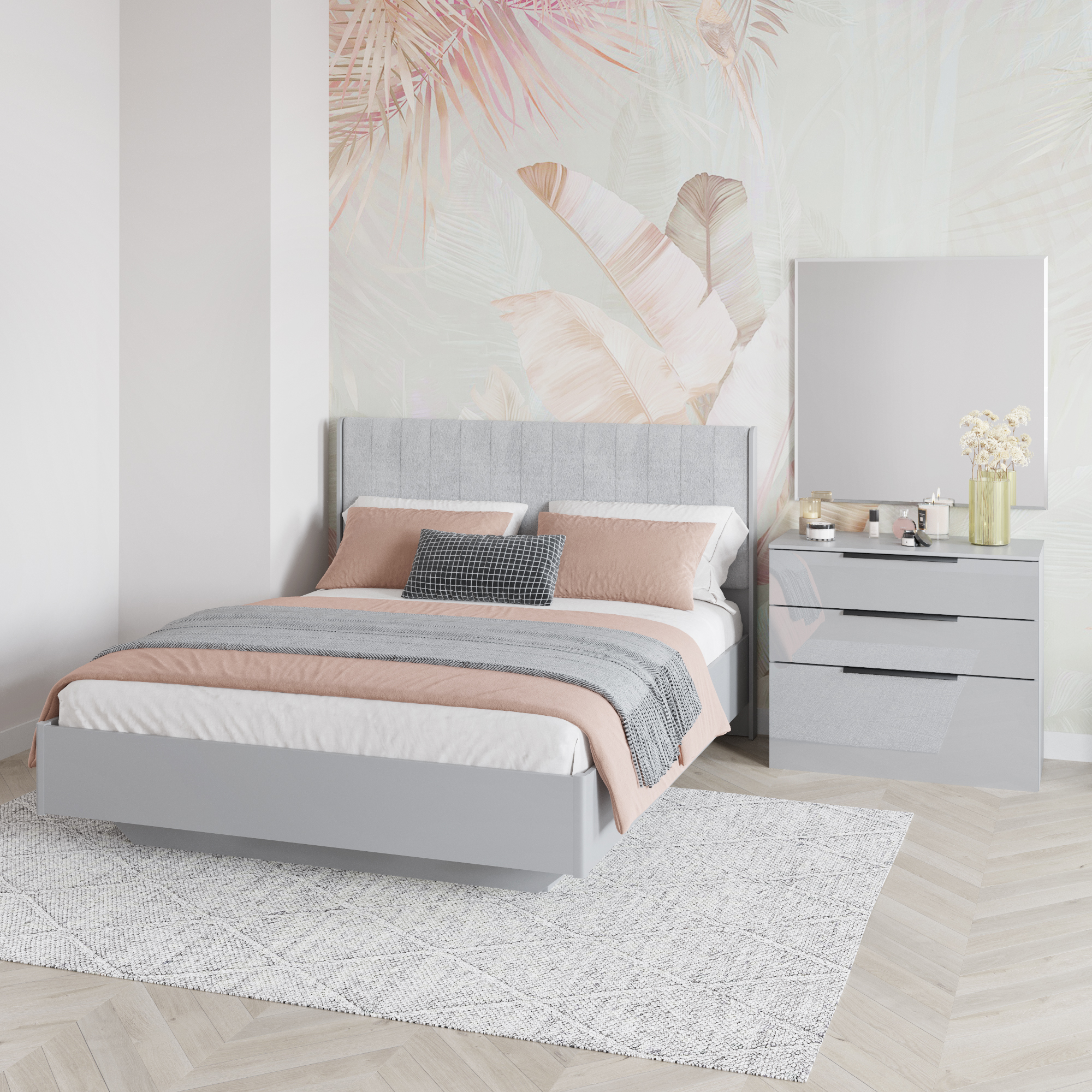 Комплект для спальни «Адажио» с кроватью 160 x 200 см Lazurit Компл.ДД.00148