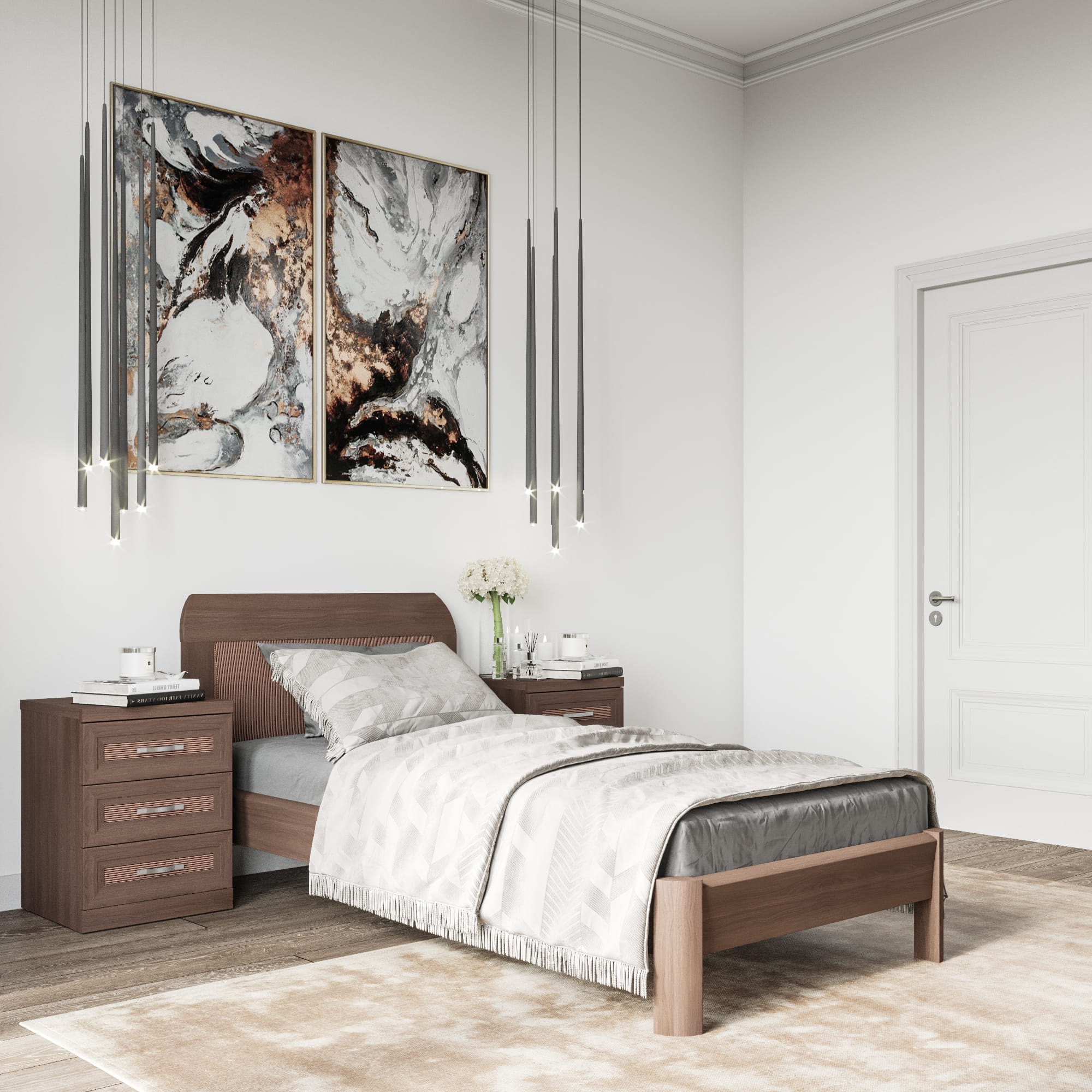 Кровать Магна 120x200 Lazurit 0341б