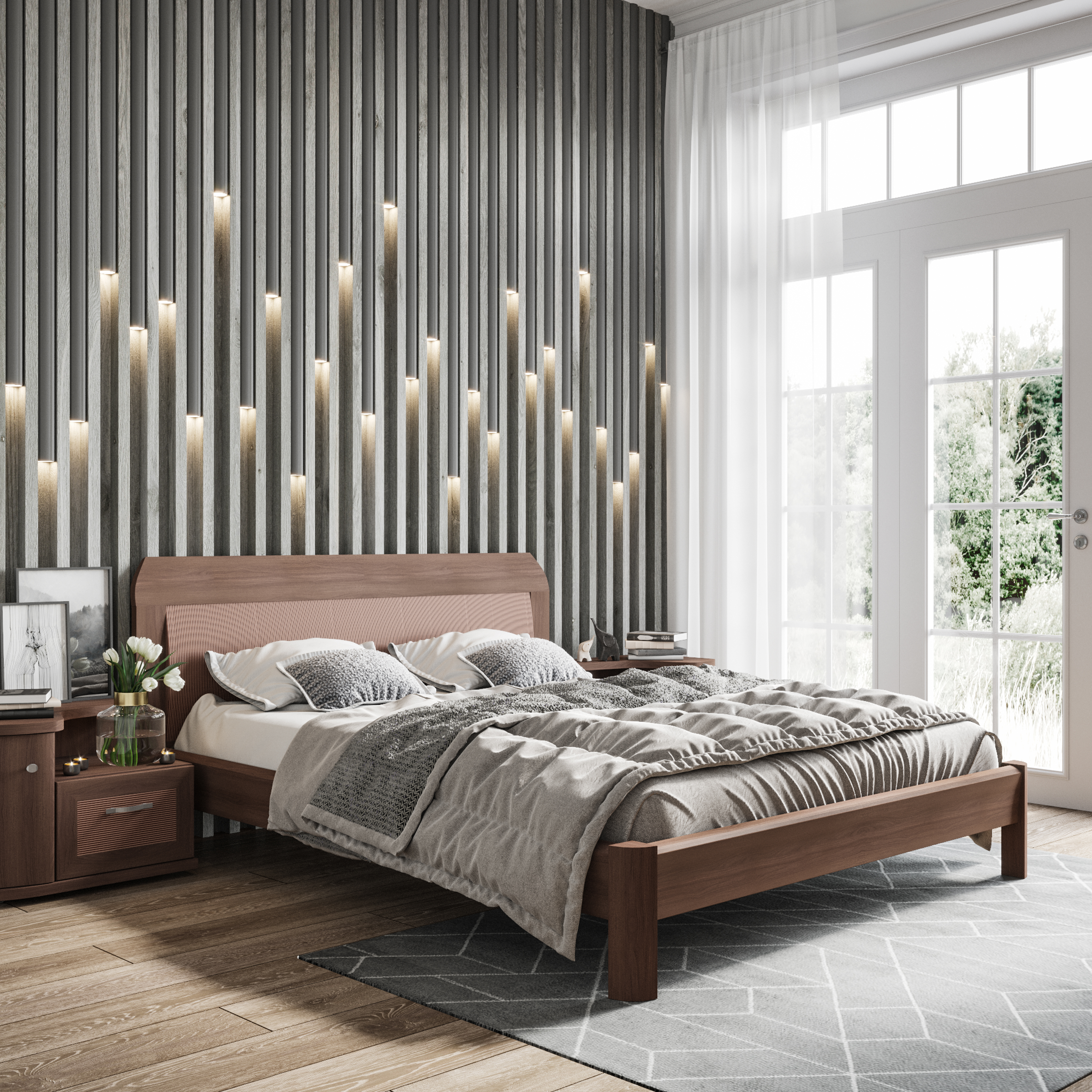 Кровать Магна 180x200 Lazurit 0339б