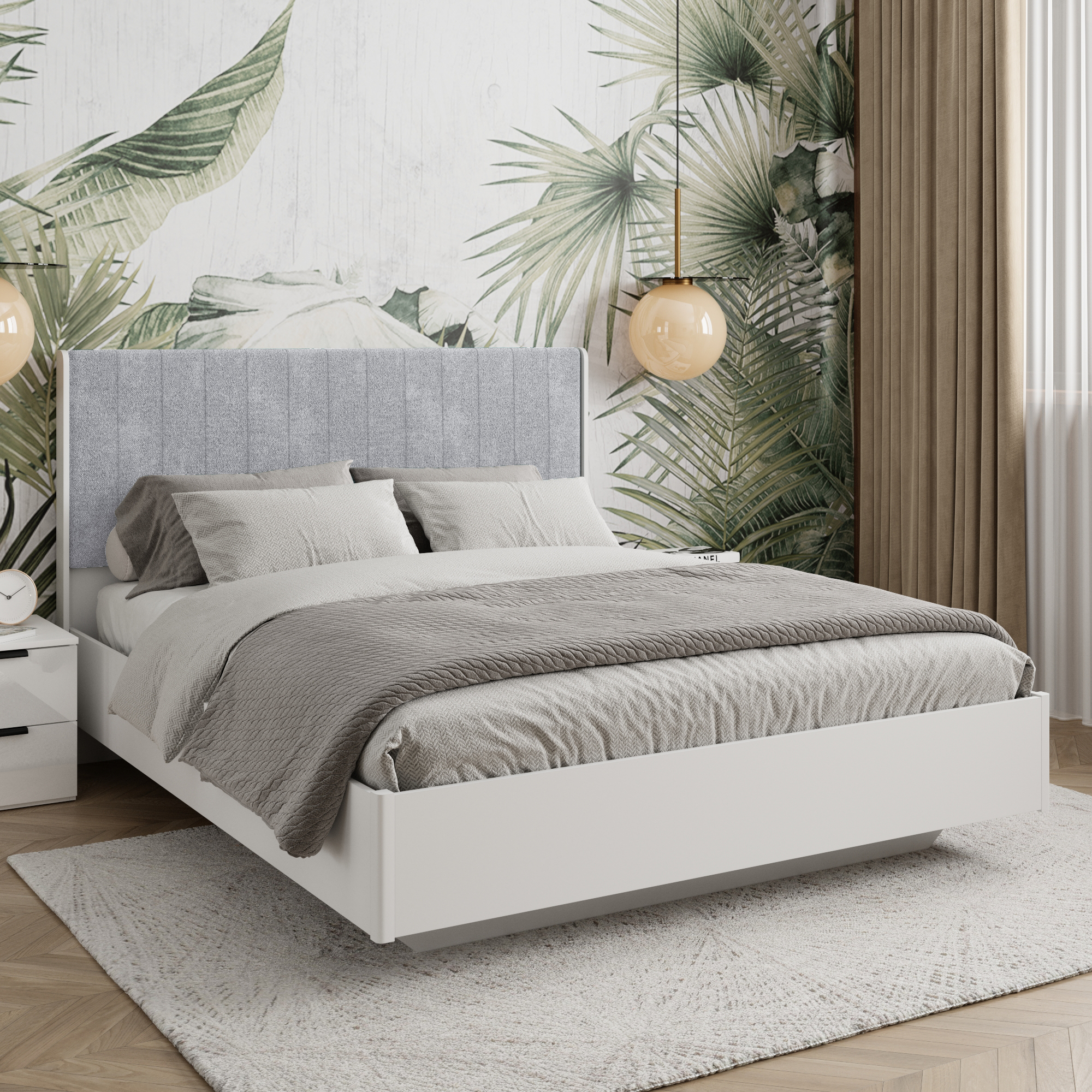 Кровать с подъёмным механизмом 160х200 Lazurit 1026