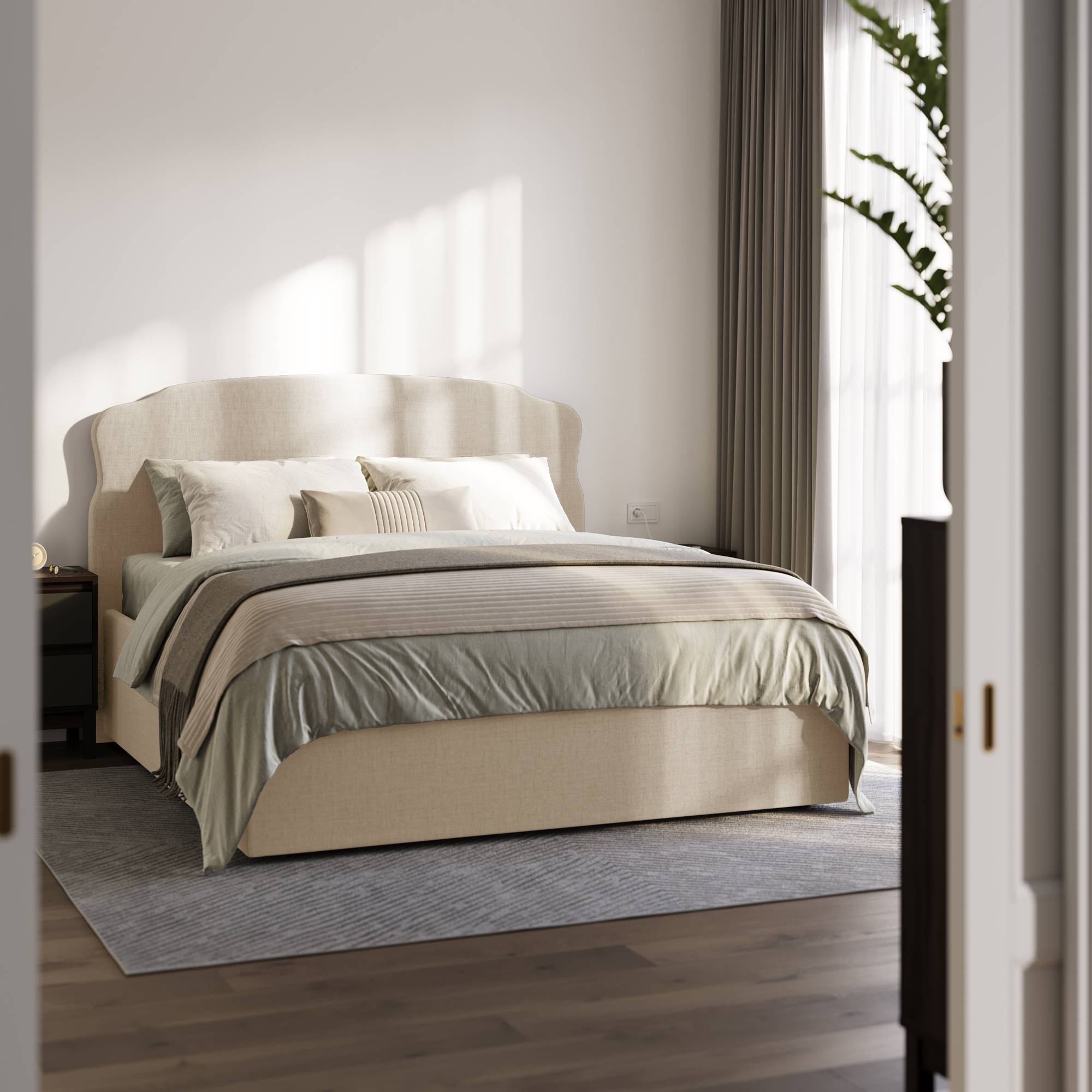 Кровать с подъёмным механизмом 180x200 Lazurit ик0047