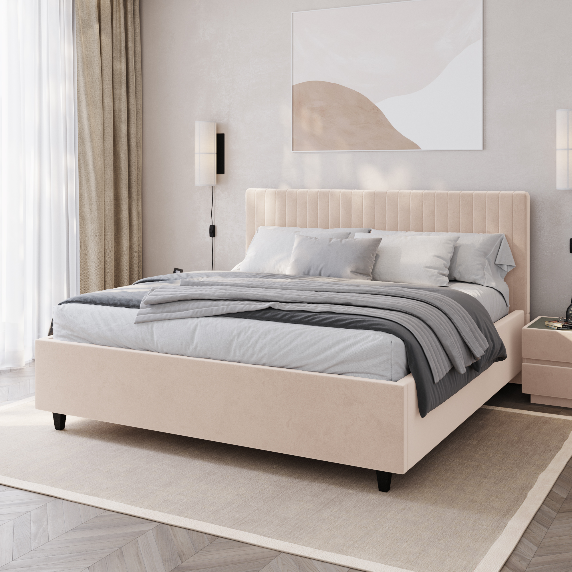 Кровать с подъемным механизмом Люсия 180х200 Lazurit ик0012