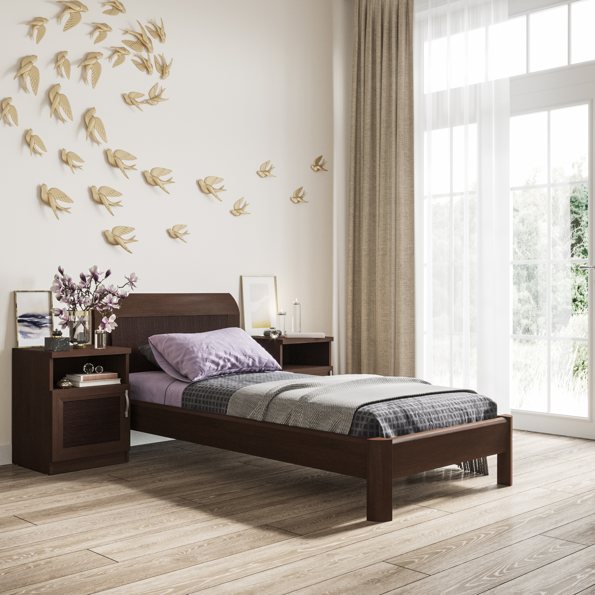 Кровать Магна 90x200 Lazurit 0340б