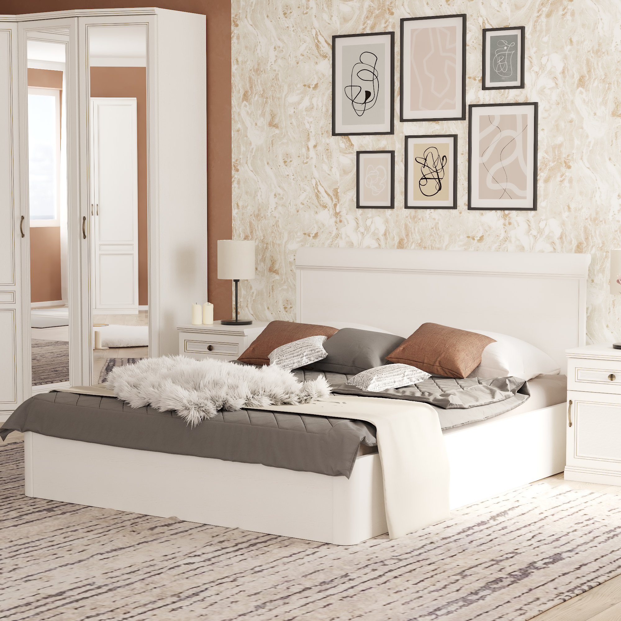 Кровать Белладжио 180x200 Lazurit 2365д
