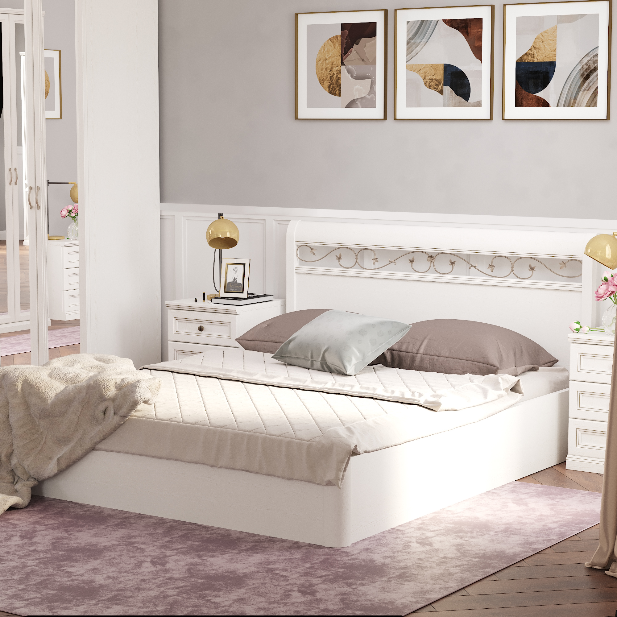 Кровать Белладжио 140x200 Lazurit 2360д