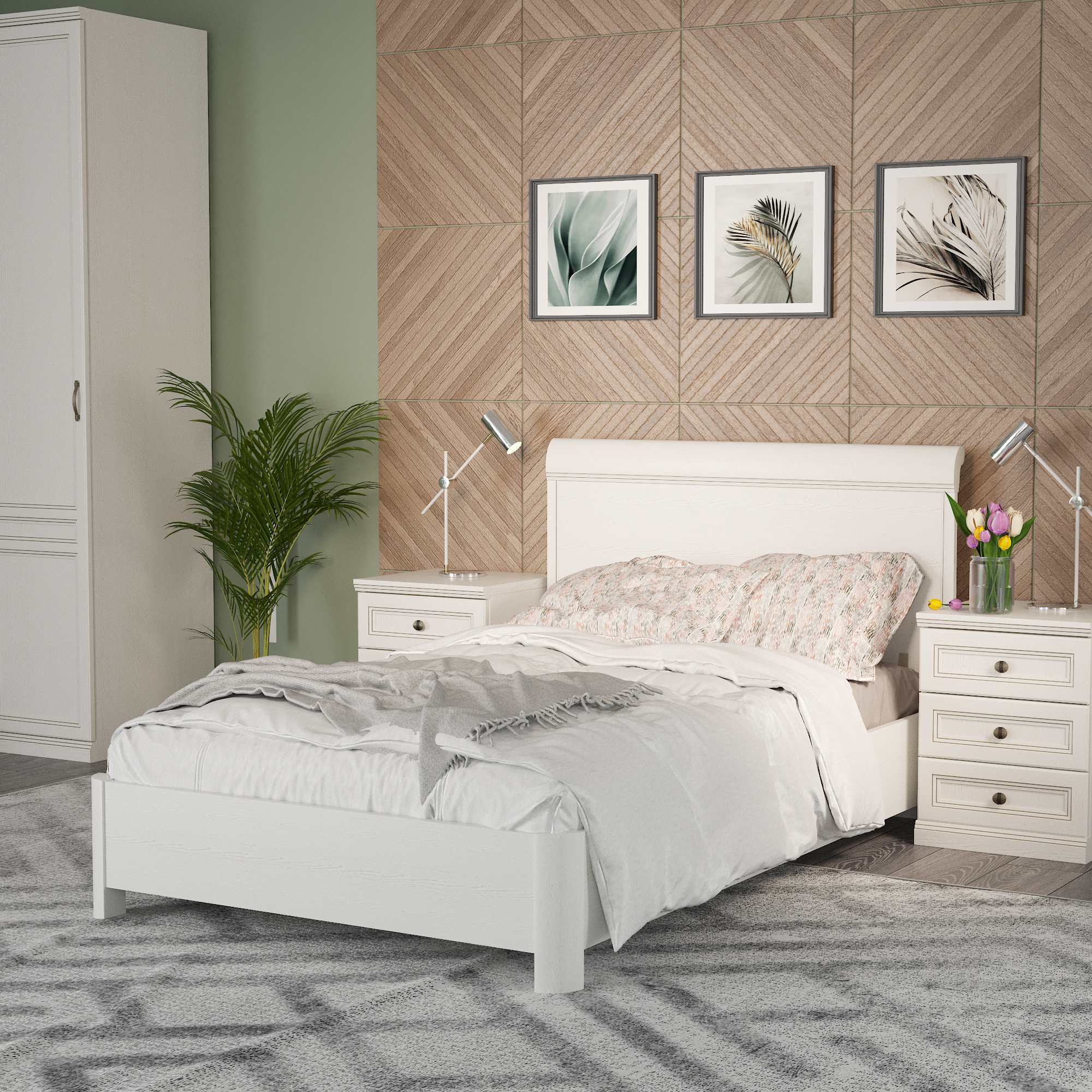 Кровать Белладжио 120x200 Lazurit 2366д