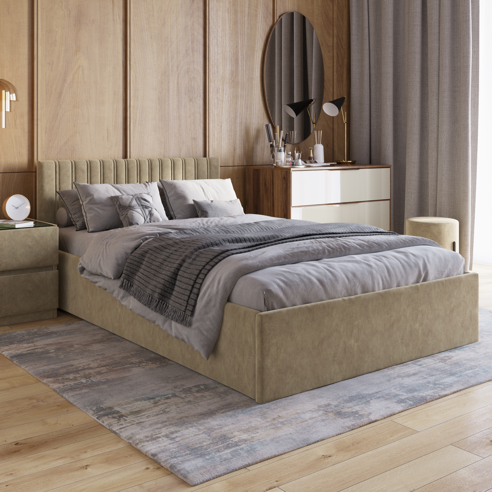 Кровать с подъёмным механизмом 120х200 Lazurit 8625
