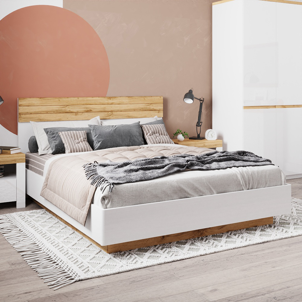 Кровать с подъёмным механизмом 180x200 Lazurit км0018