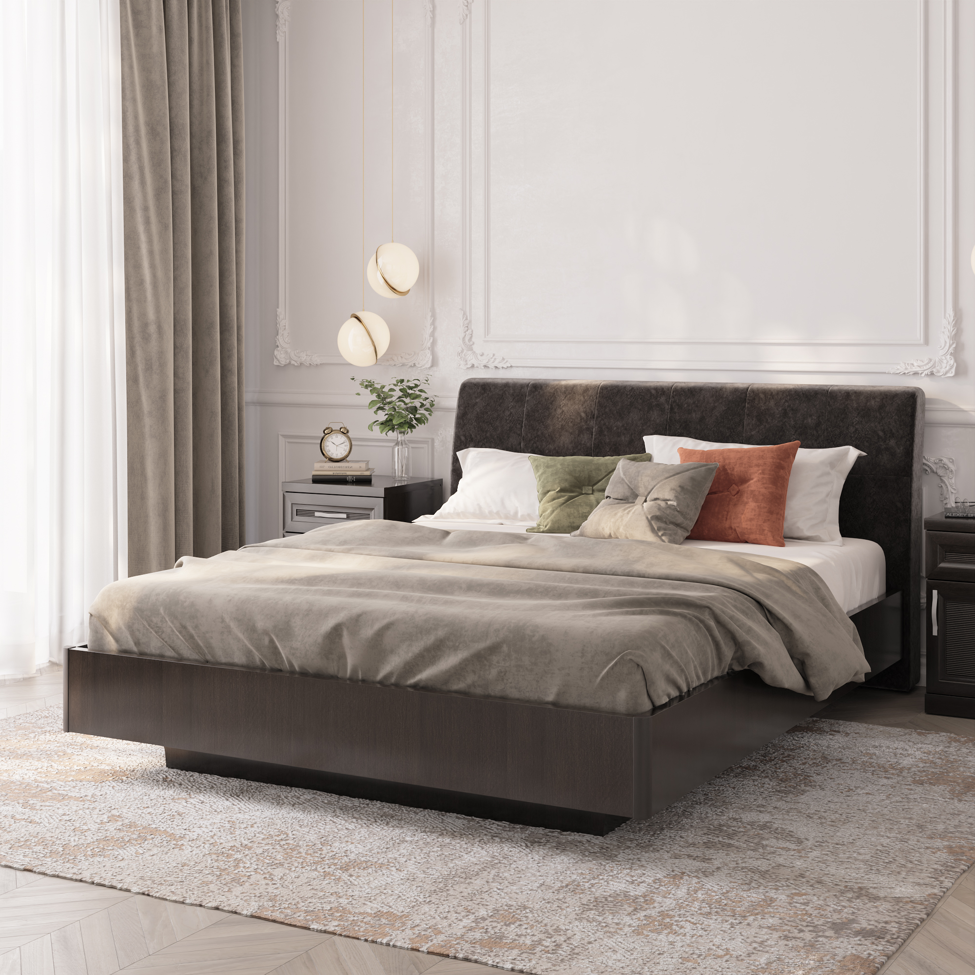 Кровать с подъемным механизмом Магна 160x200 Lazurit 1486