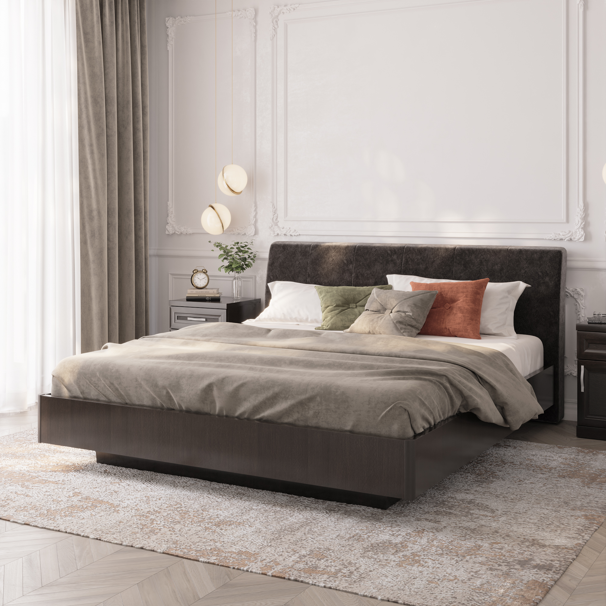 Кровать с подъемным механизмом Магна 180x200 Lazurit 1487