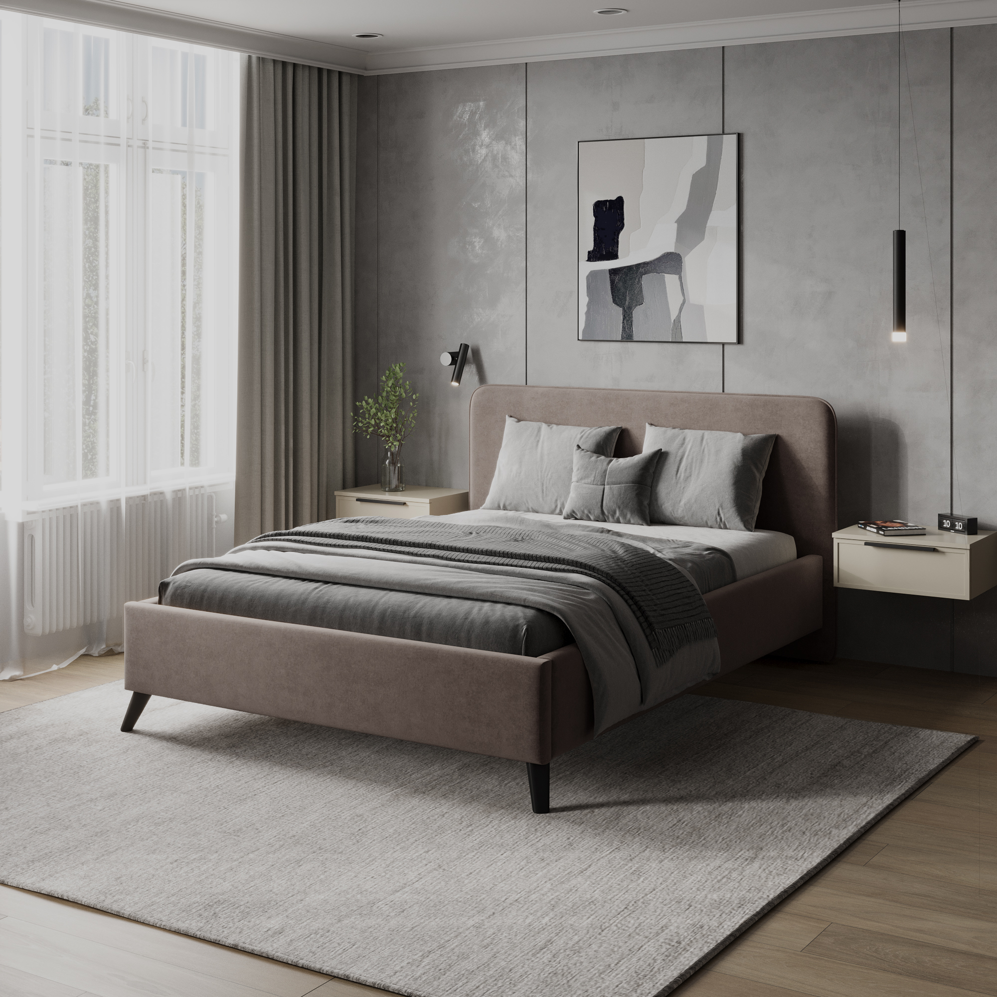 Кровать с подъемным механизмом Регина 140х200 Lazurit 4594