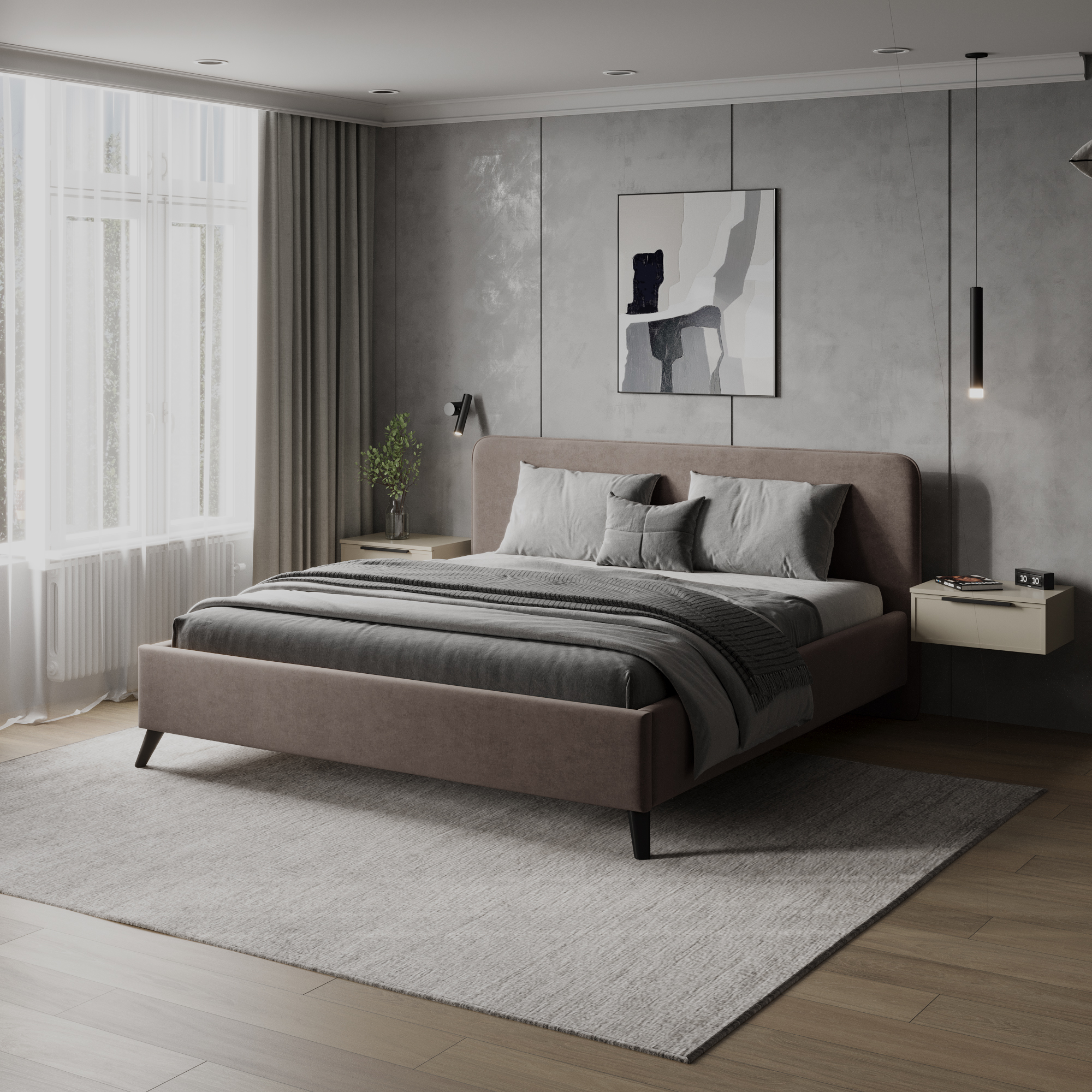 Кровать с подъемным механизмом Регина 180х200 Lazurit 4596