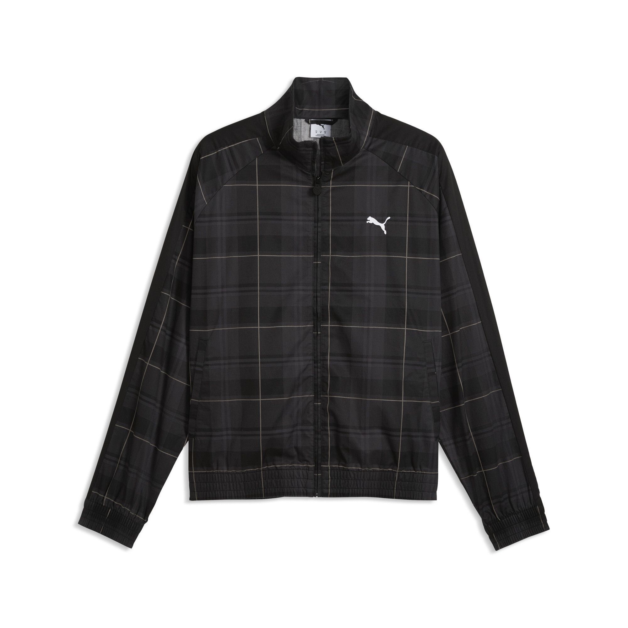 Мужская олимпийка PUMA T7 Relaxed Tartan Woven Track Jacket 63673101-M
