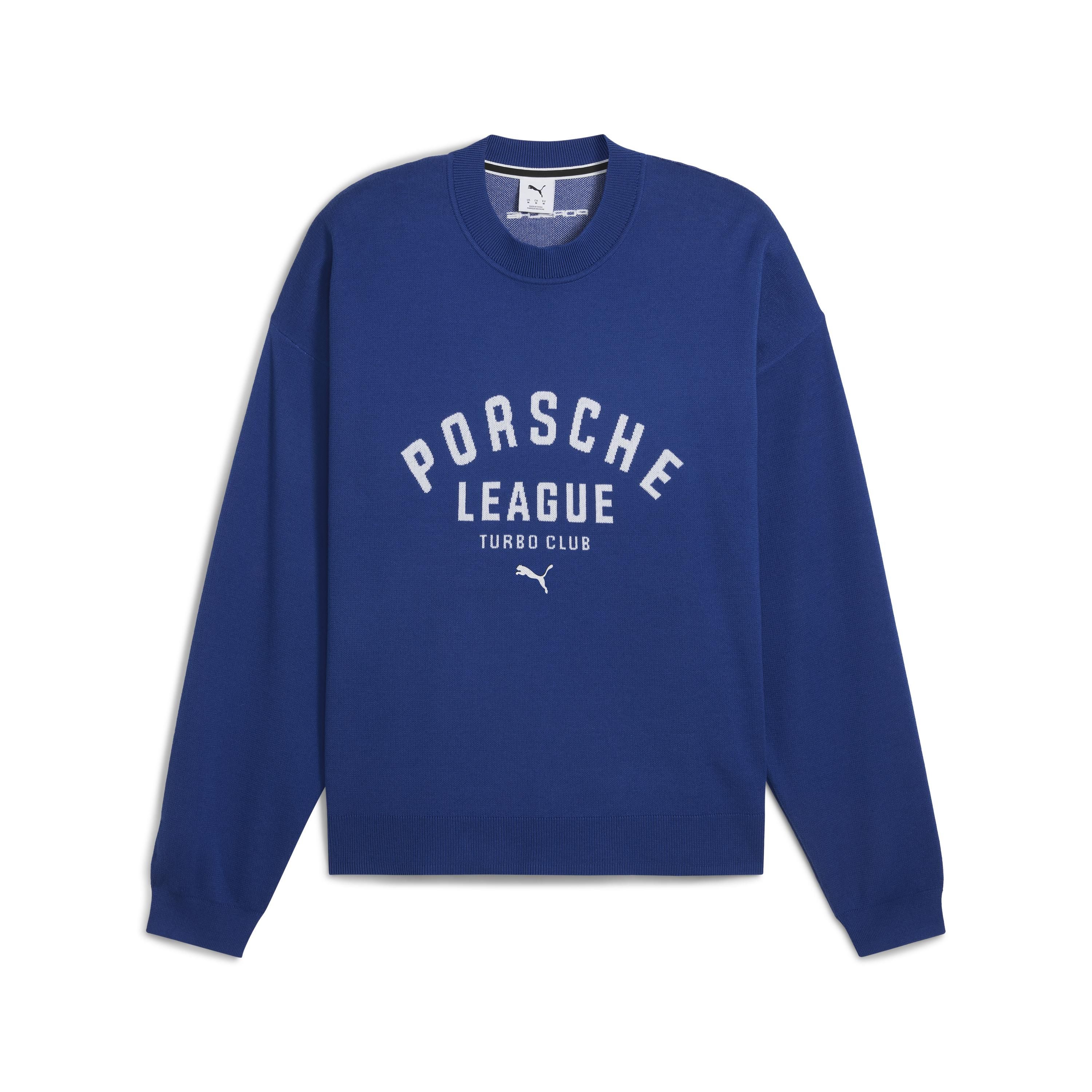 Мужской свитшот PUMA Porsche League Lifestyle Knit Crew Neck 63267514-XS